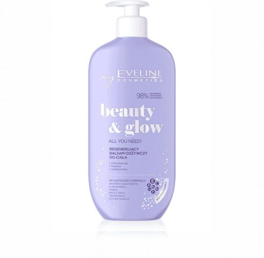 Eveline Beauty & Хидратиращ Лосион За Тяло С Ший Масло За Сухи Кожи 350ml