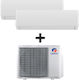 Gree Gree Multi Split-System Air Conditioners Set of 2 Indoor Units (12000 Btu / 9000 Btu) and Outdoor Unit (24000 Btu)