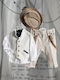 Vinteli Baptism Suit with Vest for Boys Ecru