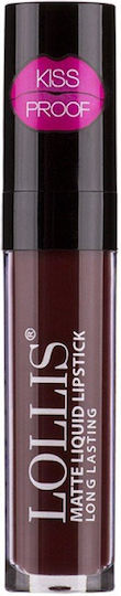 Lollis Beauty Make Up Дълготраен Течен Червило Мат 08