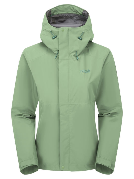Downpour Γυναικείο Μπουφάν για Χειμώνα Fig Green