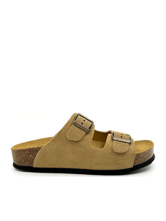 Plakton Afelpado Leather Women's Flat Sandals A...