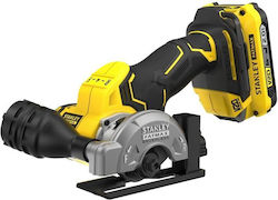 Stanley V20 Δισκοπρίονο Brushless 18V 2x2Ah