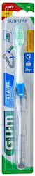 GUM Manuelle Zahnbürste Weiche Blaue