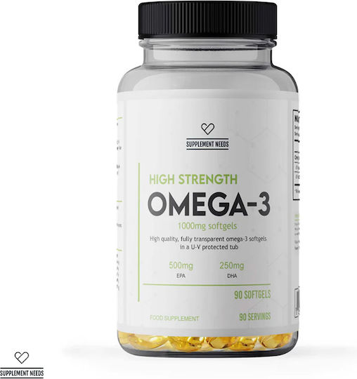 Supplement Needs Омега 3 Рибено масло 90 меки капсули