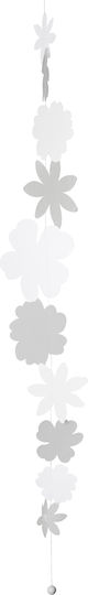 Raeder Paper Garland for Party in White Colour 108cm