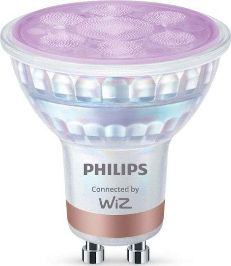 WiZ Smart Lampen LED 4.7W für Fassung GU10 und Form PAR16 RGB 3Stück