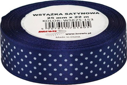 Brewis Brewis Σατέν Κορδέλα Πουά 25mm Wsk25-153 Brewis