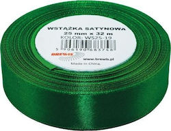 Brewis Satin Ribbon 25mm 32m Green 19