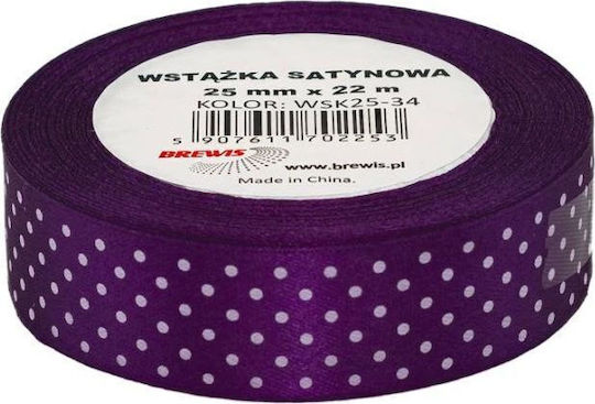 Brewis Brewis Σατέν Κορδέλα Πουά 25mm Wsk25-34 Brewis