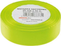 Brewis Brewis Satin Ribbon 25mm/32mm 57 Neon Gr...