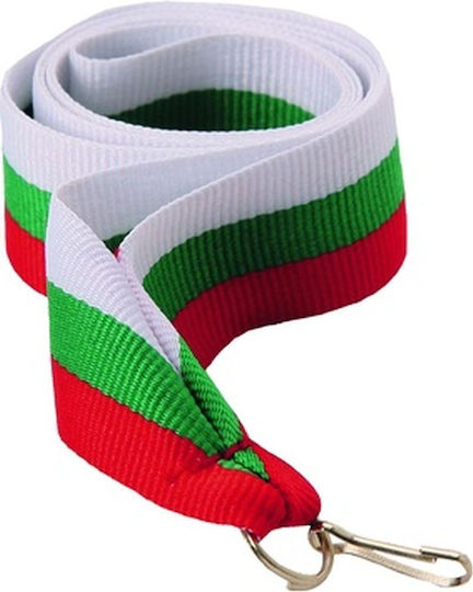 Victoria Sport Ribbon 22 Mm White-Green-Red