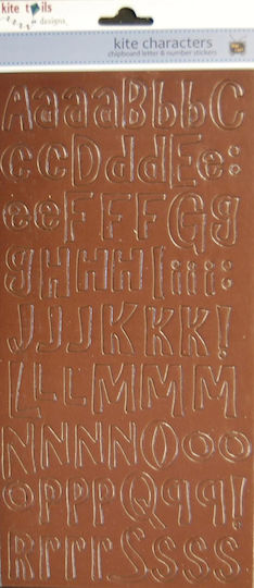 Alphabet-Aufkleber A-Z auf Englisch