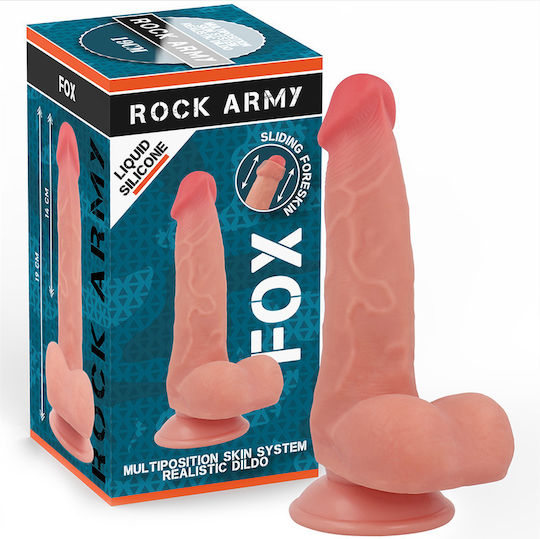Rock Army Glass Dildo With Suction Cup 19cm