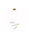 Sun Light Pendant Light Gold 60x150x60cm