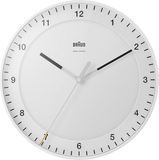 Braun Bc17w-dcf Wanduhr Weiß