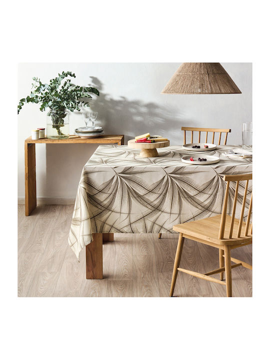 Kentia Τραπεζομάντηλο Σετ Felce Beige-grey 160x230εκ.