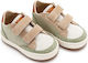 Babywalker Green Baptism Leather Sneakers