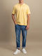 Polo Short Sleeve Blouse Yellow