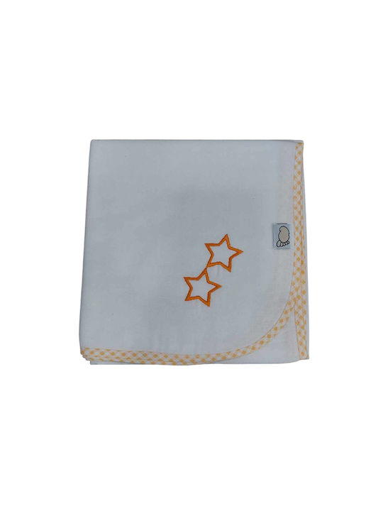 Figlio Bino Swaddle Blanket Portocaliu 80x80εκ.