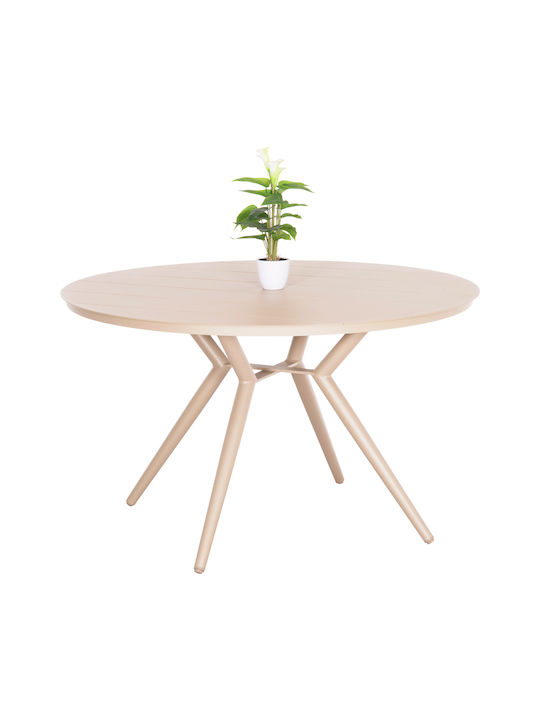 Маса Алуминиево Стабилна Higer CAPPUCCINO 126x126x74бр