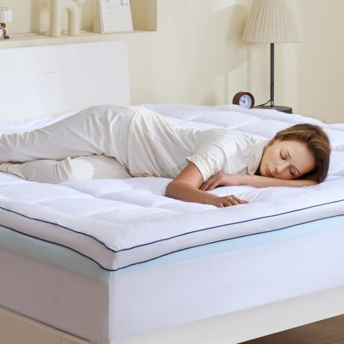 Vevor Matratzentopper King Size Memory-Schaum 193.04x203.2x10.16cm