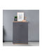 Cabinet De Birou Rio Din Lemn Cu Încuietoare Antracit 72x34x109cm