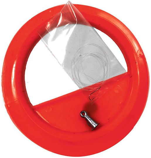 Reel & Hook & Sinker 100m Summertiempo 62752 Red 1 Pc 42-732