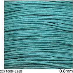 Μακραμε Γορδονι Jade 0.8mm 10μετρα Τυρκουαζ 10 Μετρα