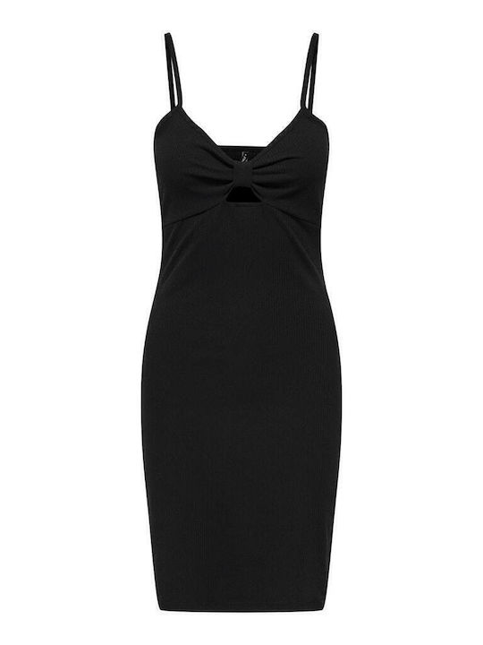 Καλοκαιρινό Mini Βραδινό Φόρεμα Black