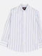 Kids Shirt Long Sleeve White, Blue