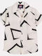 Kids Shirt Short Sleeve beige, black