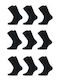 Men's Socks Black 9Pack