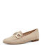 Women's Moccasins in Beige Color