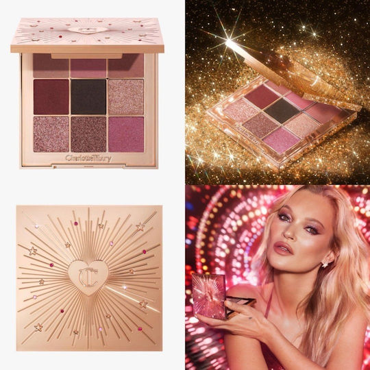 Charlotte Tilbury Paletă cu Farduri de Pleoape Matifiant Pudră Pillow Talk