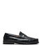 Men's Leather Moccasins Black