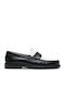 Leder Herren Mokassins in Schwarz Farbe