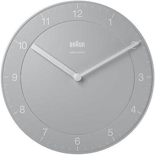 Braun Wanduhr Gray Ø20cm