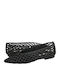Leather Ballerinas Black