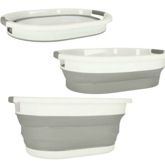 Pliere Lavoar Dreptunghiular 54x39x24cm. Silicon Capacitate 25lt Alb