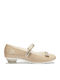Kids Ballerinas Viola with Hoop & Loop Closure Gold