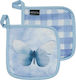 Kentia Loft Liblika Pot Holder Fabric Blue 2pcs