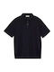 Akkikki Polo Herrenbluse Kurzarm Sky Captain