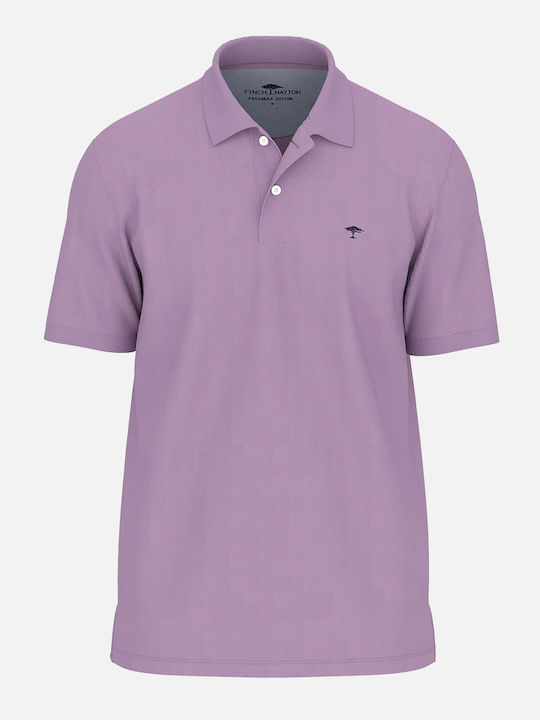 Fynch Hatton Polo Kurzarmbluse Lilac