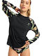 Roxy Island Escape Women's Long Sleeve Sun Protection Shirt Gray