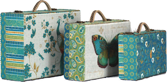 Artekko Set Cutii Decorative Lemnoase 3buc