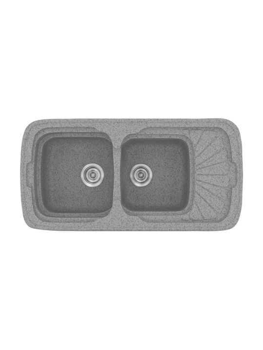 Sanitec Classic Drop-In Sink Synthetic Granite ...