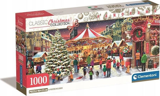 Puzzle Christmas Village Clementoni 2024 1000 Pieces