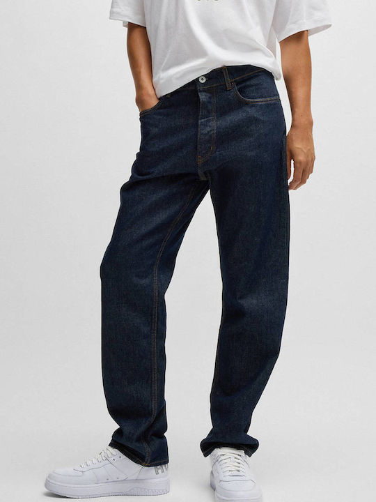 Hugo Jonah Herren Jeanshose Gerade Dark Blue
