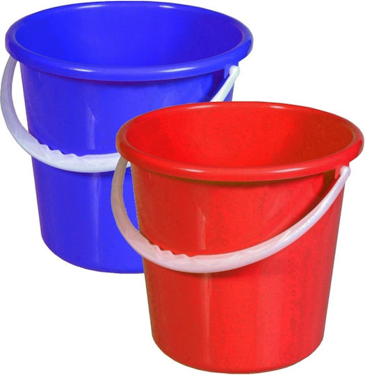 Viomes Mop Bucket Plastic Capacity 15lt Red